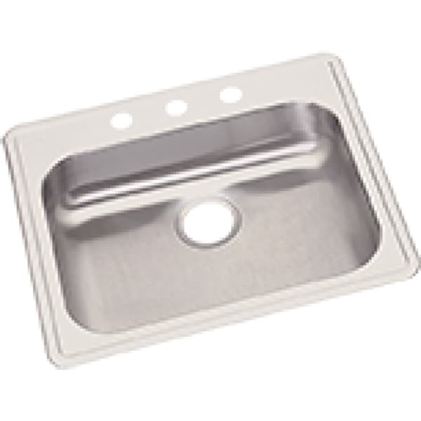 Elkay Kitchen Sink, Top Mount, Stainless steel Finish GE125213 - main